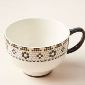 Anthropologie Bistro Tile Mugs
